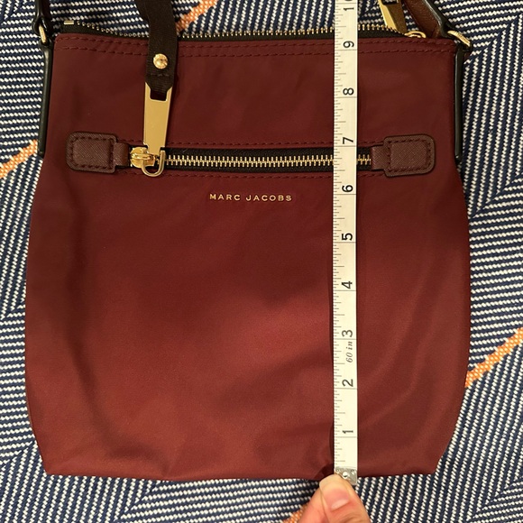 Marc Jacobs Trooper Nylon Crossbody Bag, Color-Chianti / Wine - Picture 7 of 7